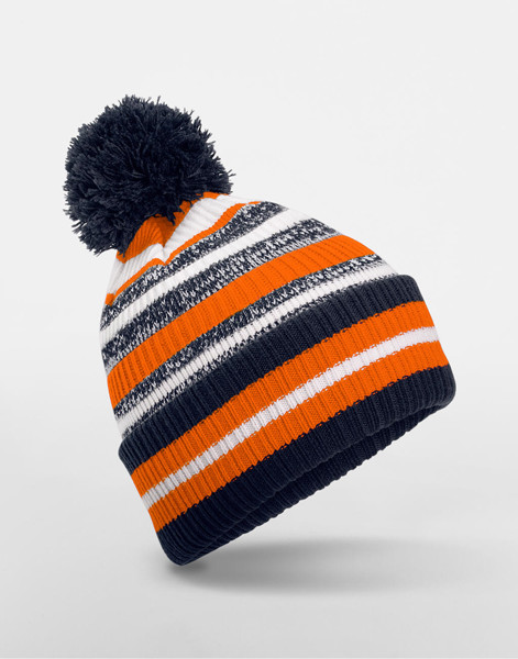 Multi-Sport Fan Beanie - French Navy / Orange / White / ONE SIZE