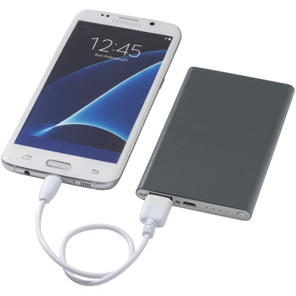 Pep 4000 mAh power bank - Titanium