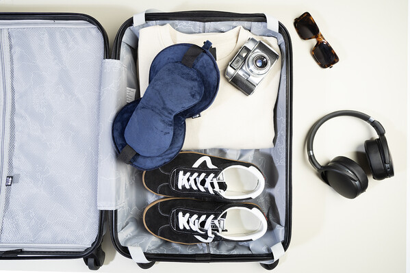 Oreiller De Voyage En Rpet Dreamfly - Bleu Foncé