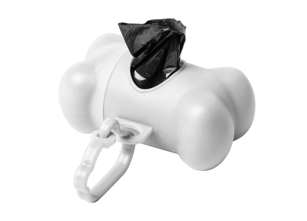 Dog Waste Bag Dispenser Pobba - White