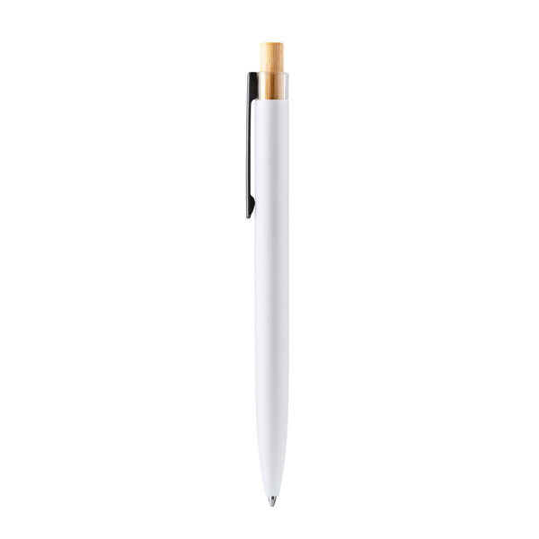 Ball Pen Tansa - White / BLUE INK