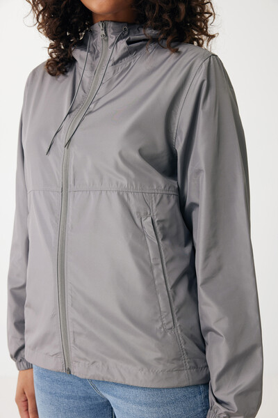 Veste légère en polyester recyclé IQONIQ Logan - Gris Argent / XXXL