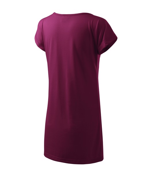 Tričko/šaty dámské Malfini Love - Fuchsiová / XL
