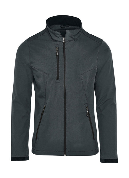 Signature Tagless Softshell Jacket Men - Charcoal / 4XL
