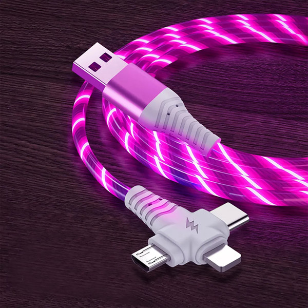 Illuminated data cable 3in1 UC050 - WHITE