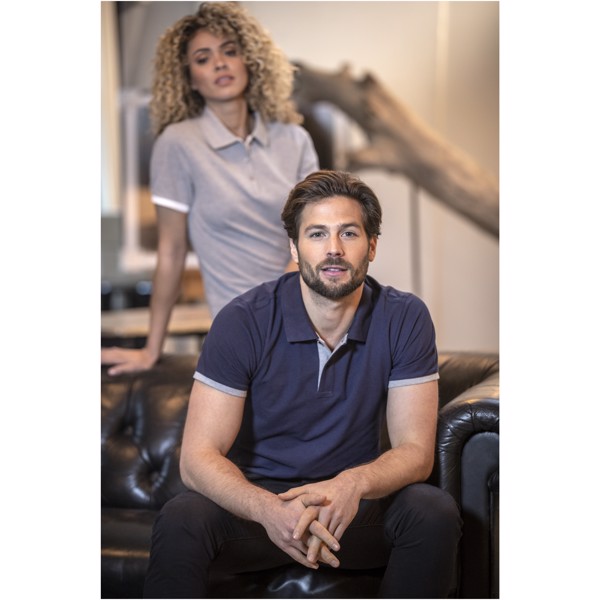 Polo Morgan manches courtes deux tons homme - Marine / L