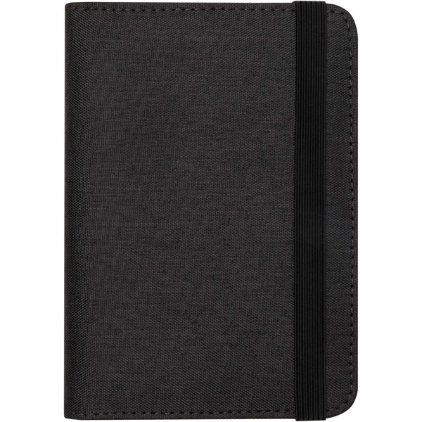 Ross GRS RPET RFID passport holder - Heather Charcoal