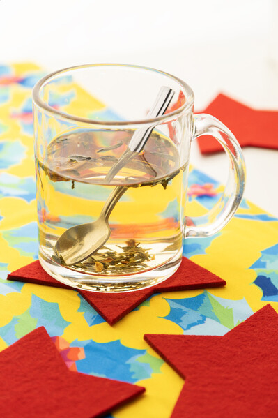 Rpet Christmas Coaster Set Vagnes - Red