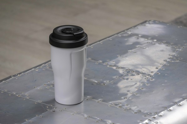 BrandCharger Posh Café reisbeker 510 ml - wit