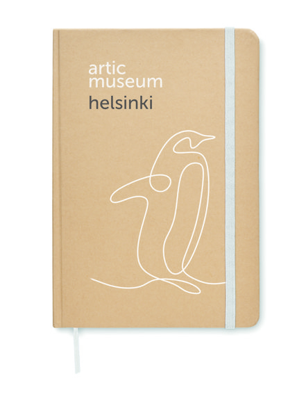 Beležnica Everwrite A5, ovitek iz recikliranega kartona - Bela