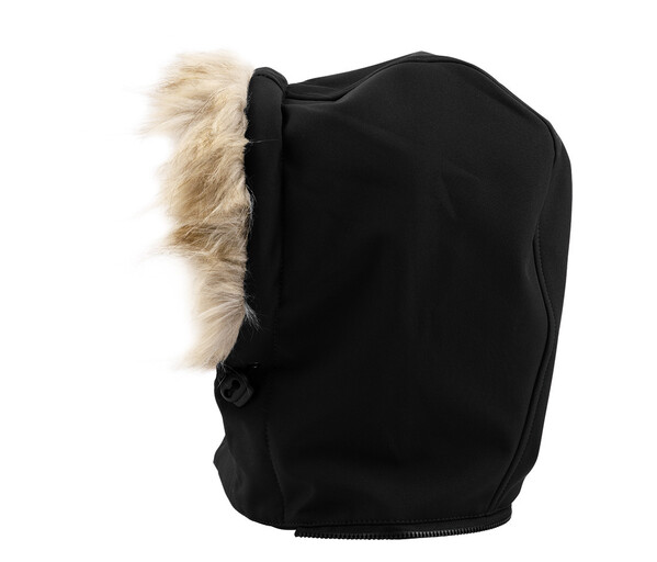 Capuche Softshell fourrure - BLACK FUR