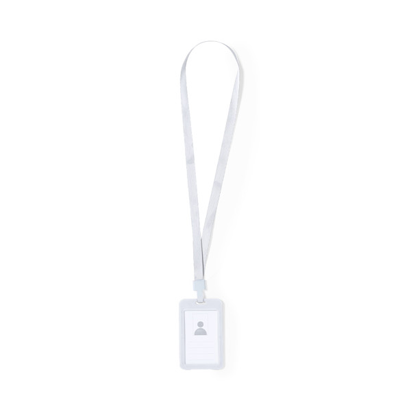 Identificador Lanyard Fleck - Blanco