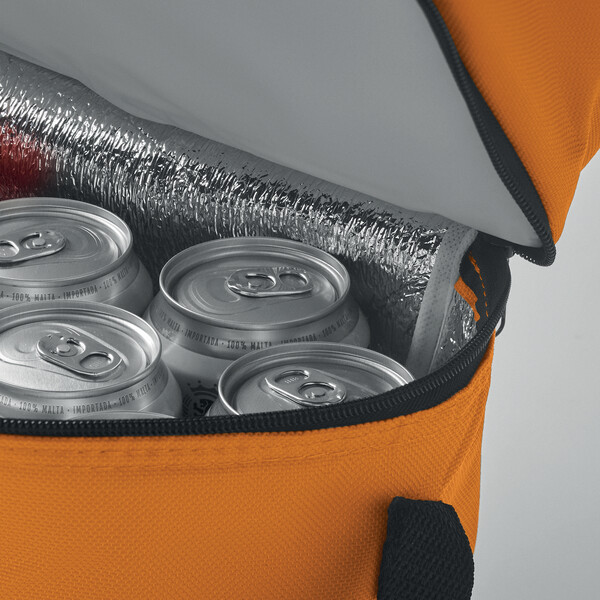 Cooler bag with 2 compartments Casey - Orange