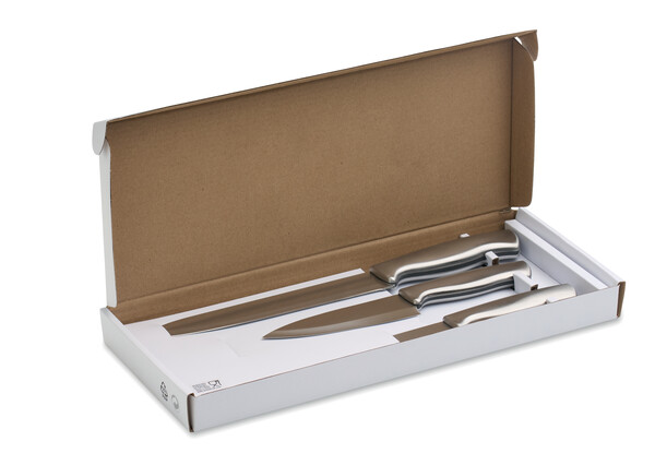 Stainless steel knife set 3pcs Cocinero