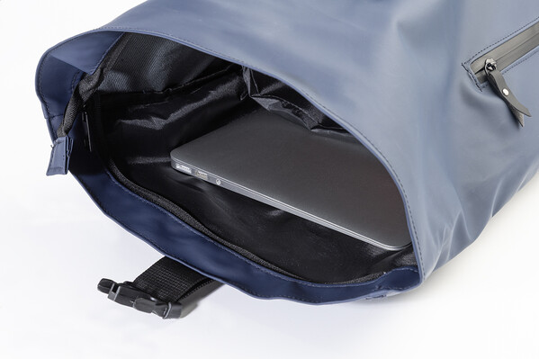 Sac à dos en RPU Cubitt - Bleu Foncé