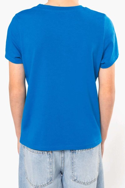 Kids' Bio150ic Crew Neck T-Shirt - Light Royal Blue / 12/14