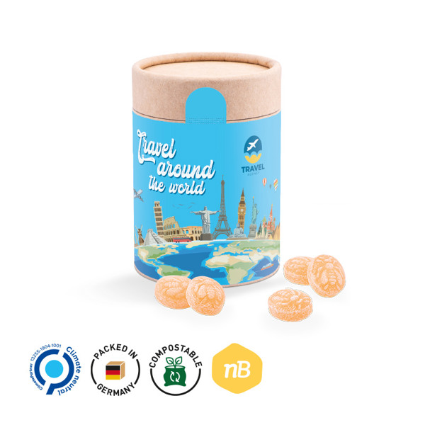 Paper can eco maxi, Honeybee sweets, candy with honey