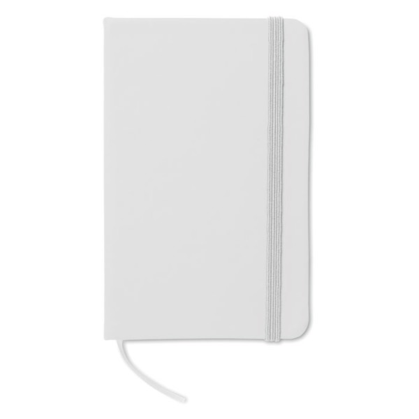 DIN A6 Notizbuch, liniert Notelux - Weiß