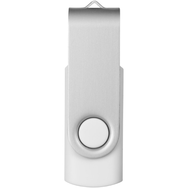 Rotate-basic 2GB USB flash drive - White / Silver