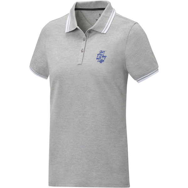 Polo Amarago tipping manches courtes femme - Gris / L