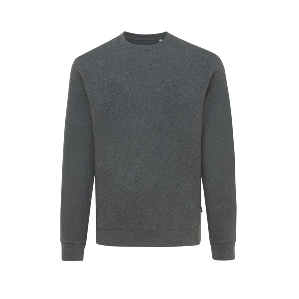 Iqoniq Denali ungefärbt. Rundhals-Sweater aus recycelter BW - Heather Anthracite / XL