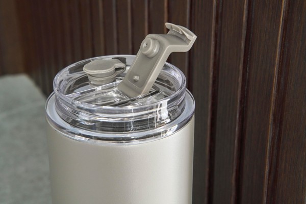 Garrafa de aço inoxidável com parede dupla (500 ml) Omari - cinza chumbo