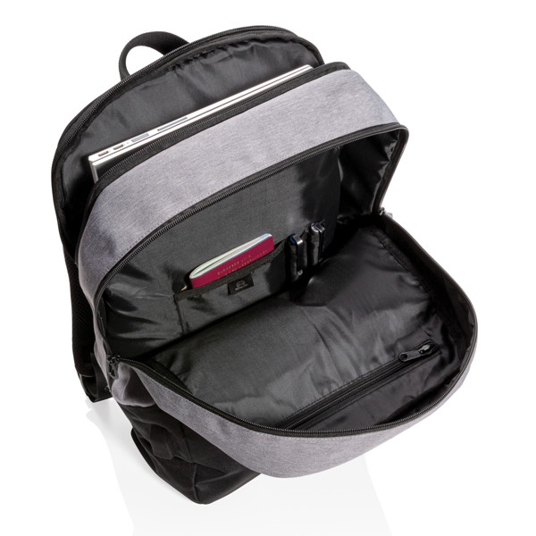 Moderner 15.6" USB & RFID Laptop-Rucksack, PVC-frei