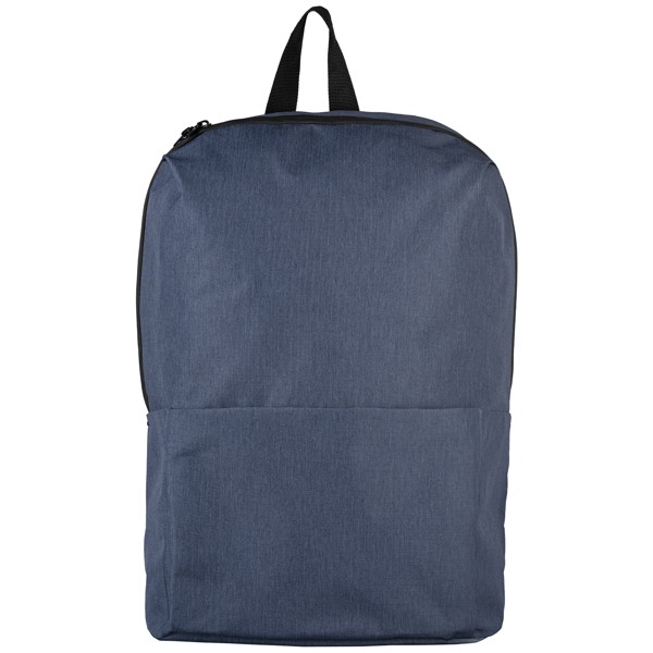 Sac Summit à dos rPET confortable avec sangles - 18 L - Bleu marine / Transfert de chaleur