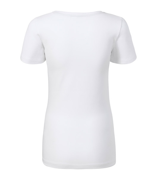 Tričko Dámske Malfini Premium® Action V-Neck - Biela / 2XL