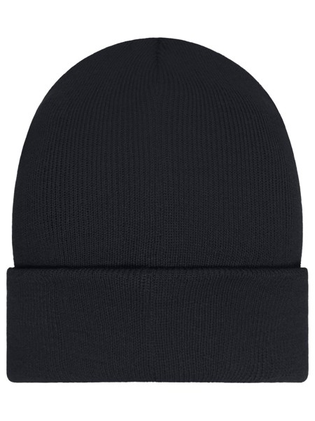 Beanie with Patch - Thinsulate - Black