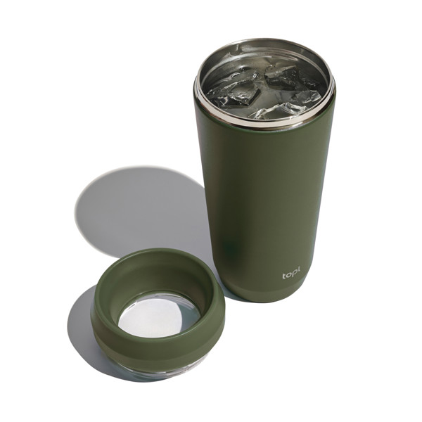 Termohrnek Topl To Go 354 ml z RCS recyklované oceli - Zelená