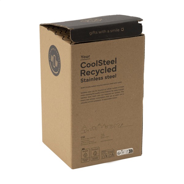 CoolSteel RCS Recycled Steel seau à glace - Blanc