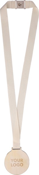Basswood medal Koa