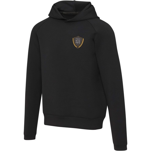 Felpa sportiva unisex con cappuccio in tessuto interlock Danali - Nero / M