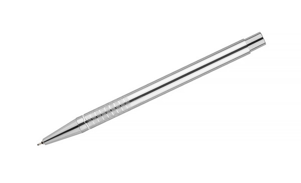 Ball pen BONITO black ink - silver