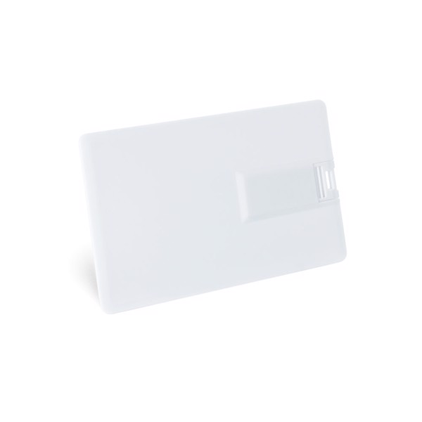 WALLACE 8GB. 8GB ABS UDP Flash Drive - White