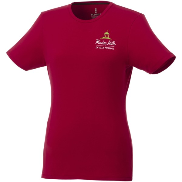 Camisetade manga corta orgánica para mujer "Balfour" - Rojo / XL