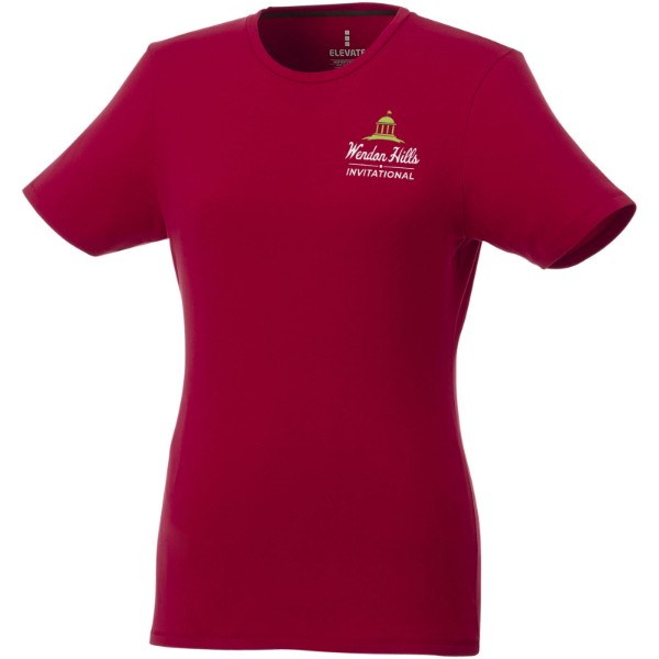 T-shirt bio manches courtes femme Balfour - Rouge / 2XL