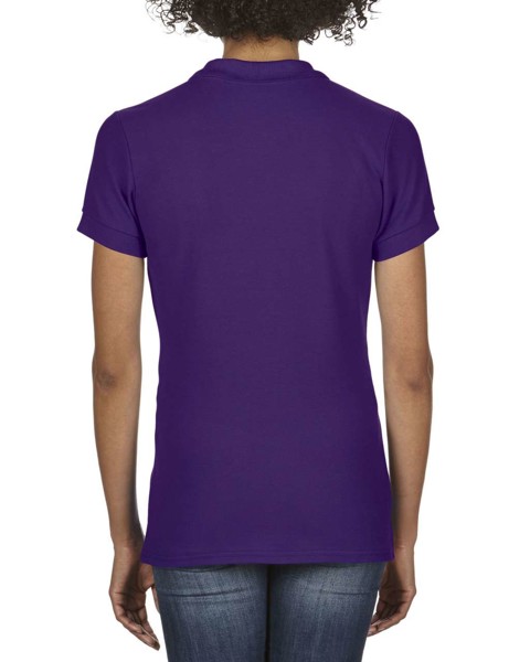 Premium Cotton® Ladies' Double Piqué Polo - Purple / M