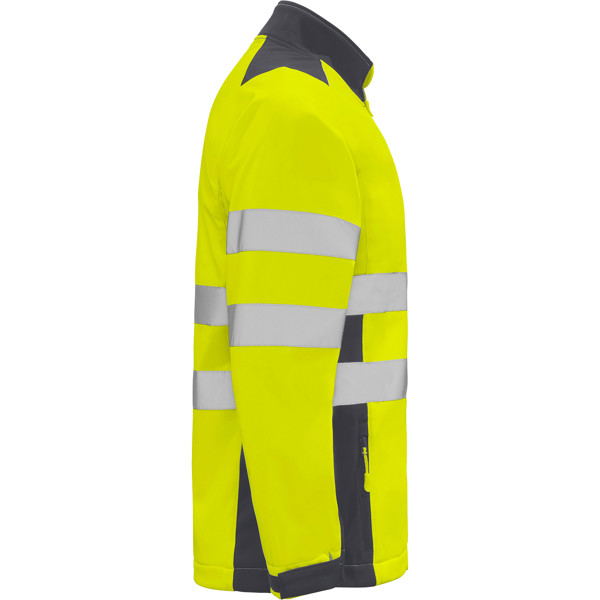 Av Softshell Antares - ROJO LABORAL/AMARILLO FLÚOR / 4XL