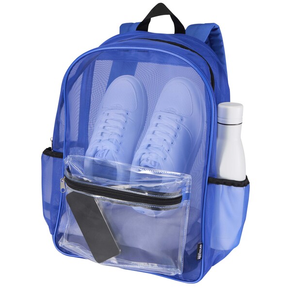 Sac à dos en matériaux recyclés Mesh de 18 L - Bleu royal