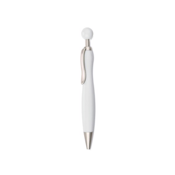 Ball pen with ball plunger Wimen - White