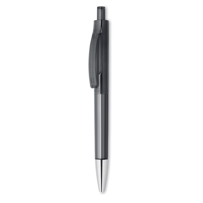Przyciskany długopis Lucerne - przezroczysty szary