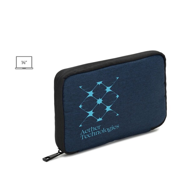 Newcastle BAG. Torba-organizator od 600D recikliranog poliestera visoke gustoće s prostranim glavnim pretincem za tehnološke dodatke - Tamno Siva