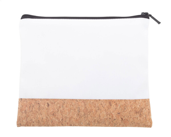 Trousse de toilette CreaBeauty Cork M - Noir / Naturelle