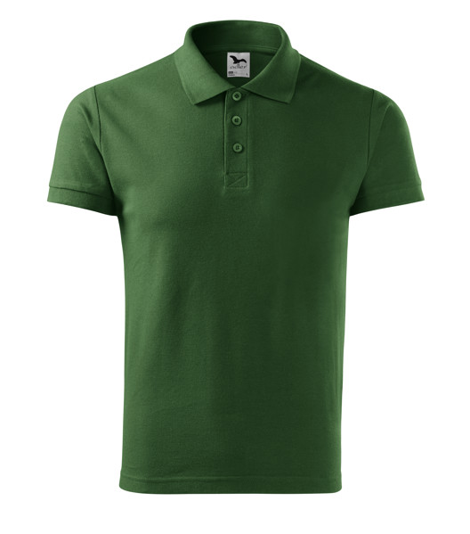 Polokošeľa Pánska Malfini® Cotton - Fľaškovozelená / M
