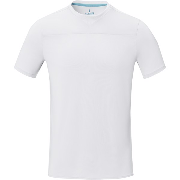 T-shirt Borax à manches courtes et en cool fit recyclé GRS pour homme - Blanc / 3XL