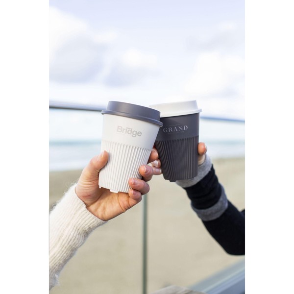 Circular&Co Returnable Cup Lid 227 ml mug - blanc/gris