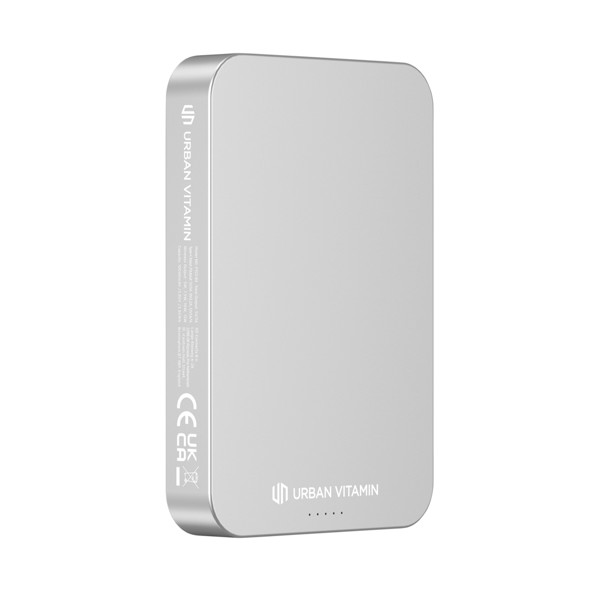 Urban Vitamin Compton  RCS plastic/alu 10.000 mah powerbank - Silver