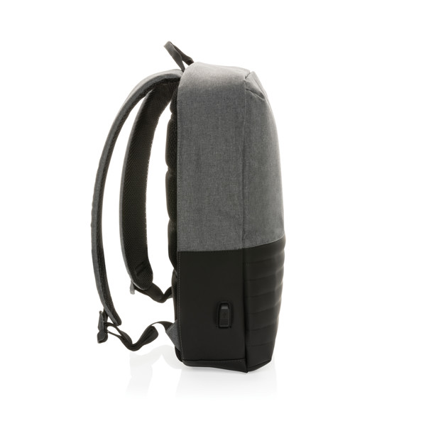 Swiss Peak backpack 15.6'', RFID, USB-C port - Grey